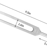 OM 136.1 Hz Tuning Forks for Healing Chakra Tuning Forks Weighted Angel Tuning Forks Medical Sonic Slider Tuning Fork 136.1Hz Frequency Generator for Healing Yoga