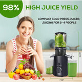 Salibarry Cold Press Juicer, Slow Masticating Juicer Machines with 4.1