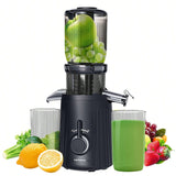 Salibarry Cold Press Juicer, Slow Masticating Juicer Machines with 4.1