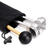 OM 136.1 Hz Tuning Forks for Healing Chakra Tuning Forks Weighted Angel Tuning Forks Medical Sonic Slider Tuning Fork 136.1Hz Frequency Generator for Healing Yoga