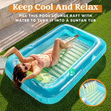 Inflatable Tanning Pool Lounger Float, 70