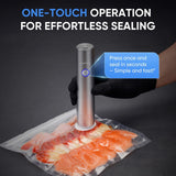 Portable Handheld Vacuum Sealer for Food Preservation, Cordless Vacuum Sealer...