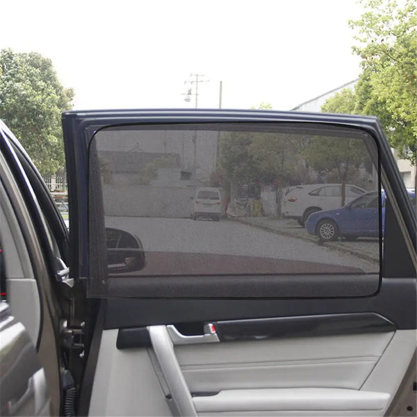 Summer Thickened Meshside Curtain Car Sun Shade Car Magnetic Curtain Sun Shade UV Protection Side Window Mesh Sun Visor