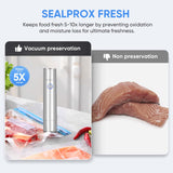 Portable Handheld Vacuum Sealer for Food Preservation, Cordless Vacuum Sealer...