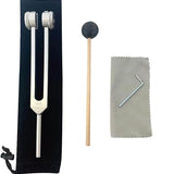 OM 136.1 Hz Tuning Forks for Healing Chakra Tuning Forks Weighted Angel Tuning Forks Medical Sonic Slider Tuning Fork 136.1Hz Frequency Generator for Healing Yoga
