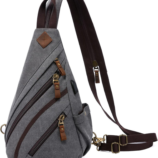 Sling Bag Crossbody Backpack Sling Backpack Shoulder Bag Casual Daypacks for Women Men Cycling Hiking Travel