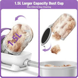 Pet Grooming Kit&Vacuum 99% Pet Hair Suction,Dog Grooming Vacuum with Nail Grinder/Paw Trimmer/Shedding Brush for Dogcat