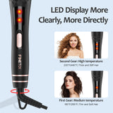 Curling Iron Set 5 in 1,  Curling Wand Set with Thermal Brush and 4 Interchangeable Ceramic Curling Wand(0.35