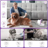 Pet Grooming Kit&Vacuum 99% Pet Hair Suction,Dog Grooming Vacuum with Nail Grinder/Paw Trimmer/Shedding Brush for Dogcat