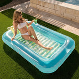 Inflatable Tanning Pool Lounger Float, 70