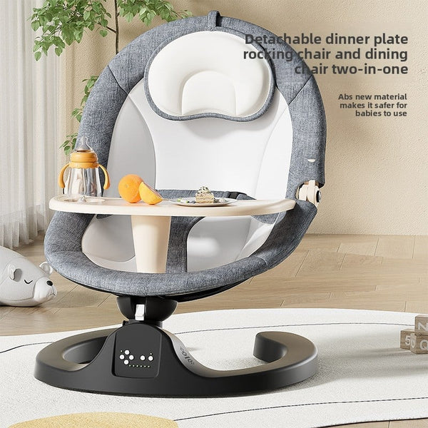 Baby Coax Artifact Baby Electric Rocking Chair Newborn Baby Lying Sleeping Multifunctional Comfort Chair Coax Sleeping Chair Rocking Bed