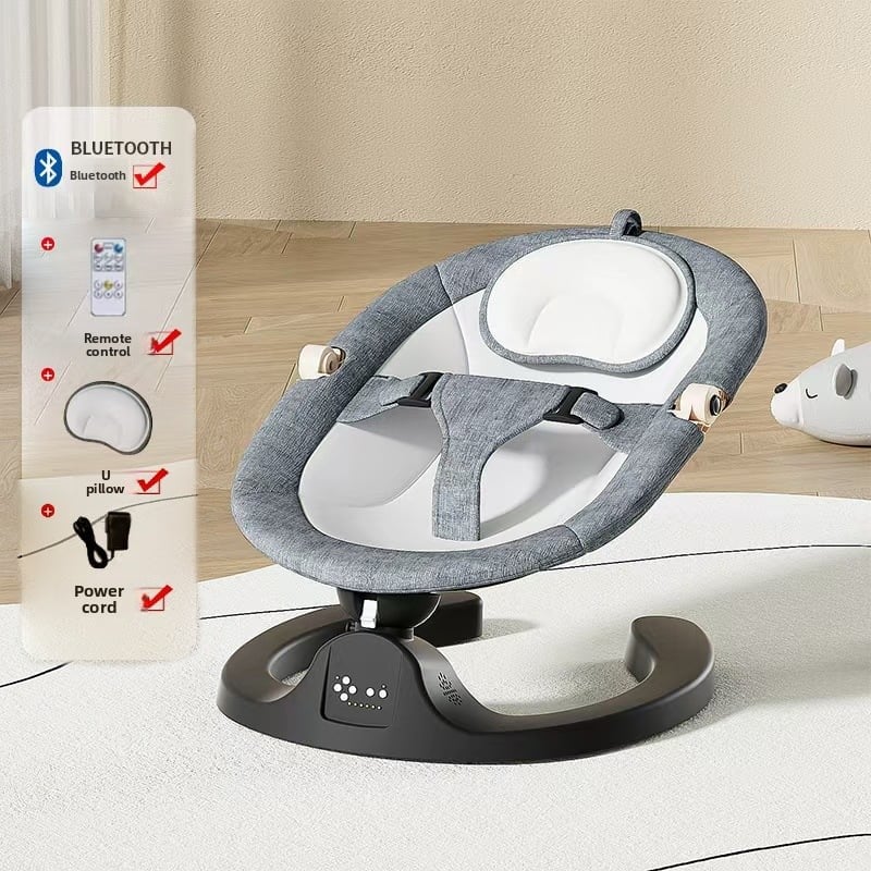 Baby Coax Artifact Baby Electric Rocking Chair Newborn Baby Lying Sleeping Multifunctional Comfort Chair Coax Sleeping Chair Rocking Bed