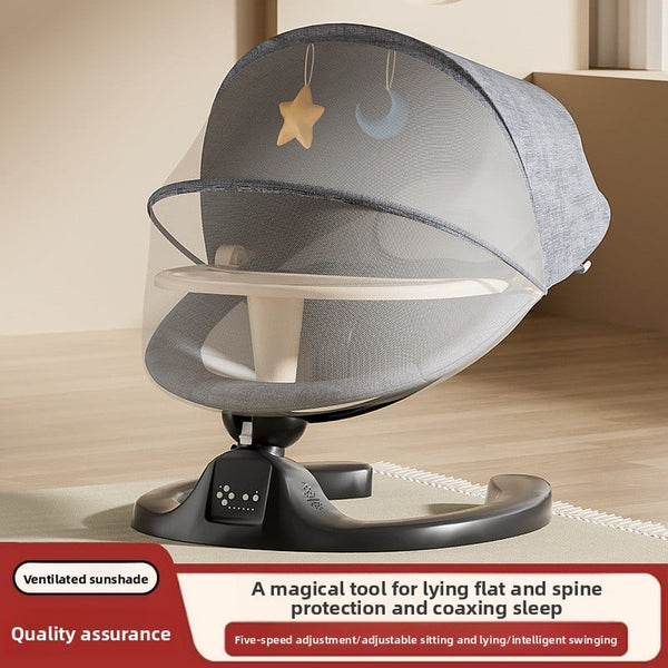 Baby Coax Artifact Baby Electric Rocking Chair Newborn Baby Lying Sleeping Multifunctional Comfort Chair Coax Sleeping Chair Rocking Bed
