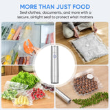 Portable Handheld Vacuum Sealer for Food Preservation, Cordless Vacuum Sealer...