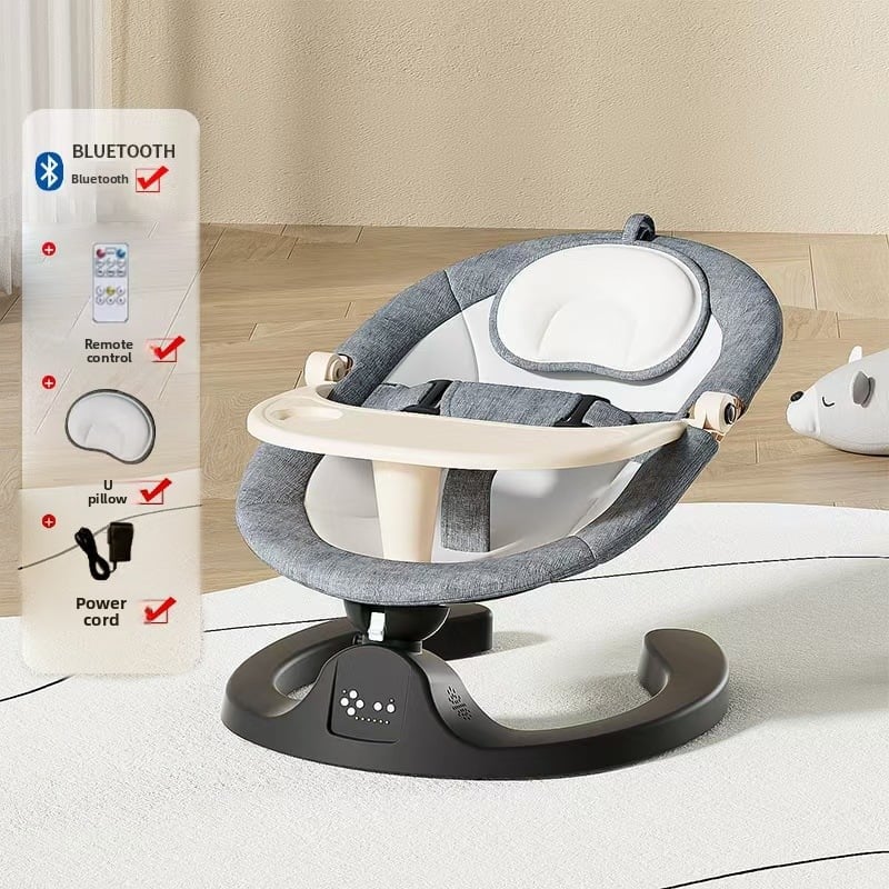 Baby Coax Artifact Baby Electric Rocking Chair Newborn Baby Lying Sleeping Multifunctional Comfort Chair Coax Sleeping Chair Rocking Bed