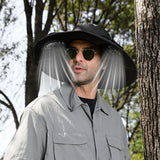 Solar Fan Hat with 2 Solar Fans,Usb Charging,2 Speeds, Mens & Women Summer UV Protection Wide Brim Fishing Cowboy Hats, Fan Hat for Beach Garden Outdoor Sports